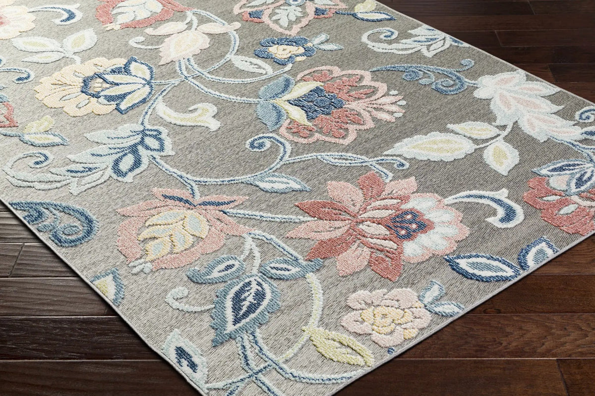 Piers Gray Outdoor Area Rug - Clearance, photo 4 of 7