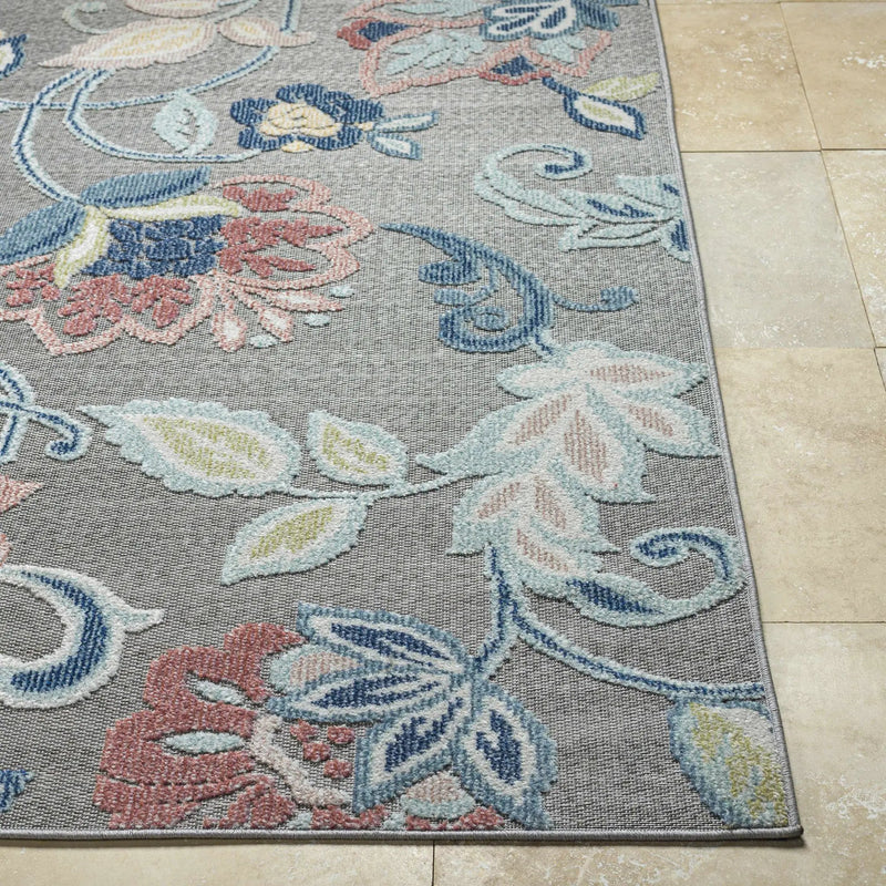 Piers Gray Outdoor Area Rug - Clearance by Boutique Rugs