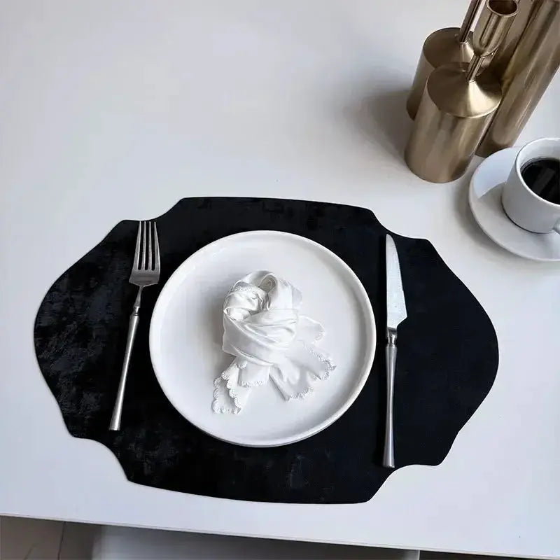 Placemats - Double-sided PU Leather Oval by House Of Avana