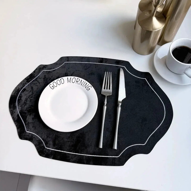 Placemats - Double-sided PU Leather Oval by House Of Avana