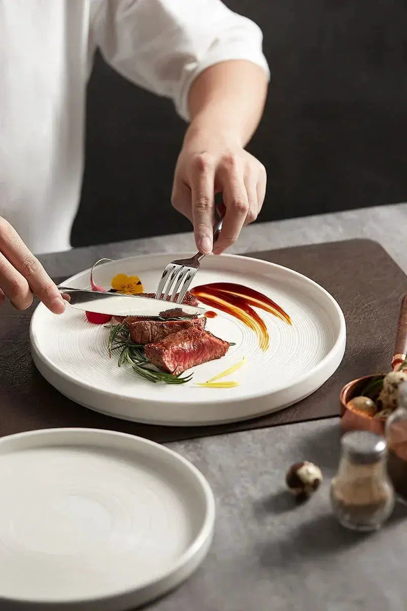 Placemats - Heat Insulated Brown Leather by House Of Avana