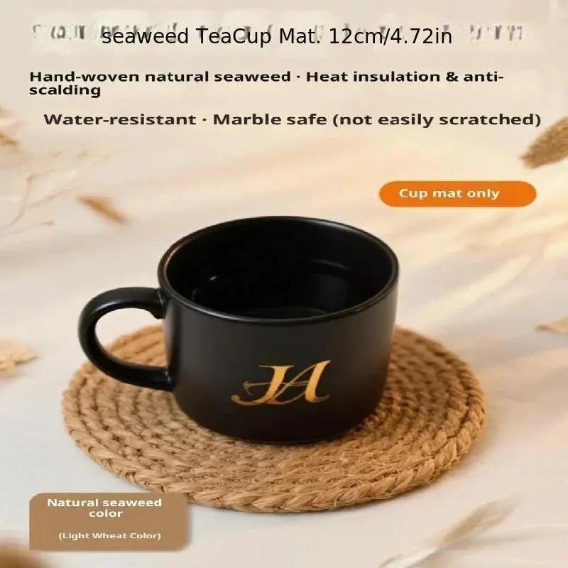 Placemats - Heat Resistant Woven Wood Round by House Of Avana