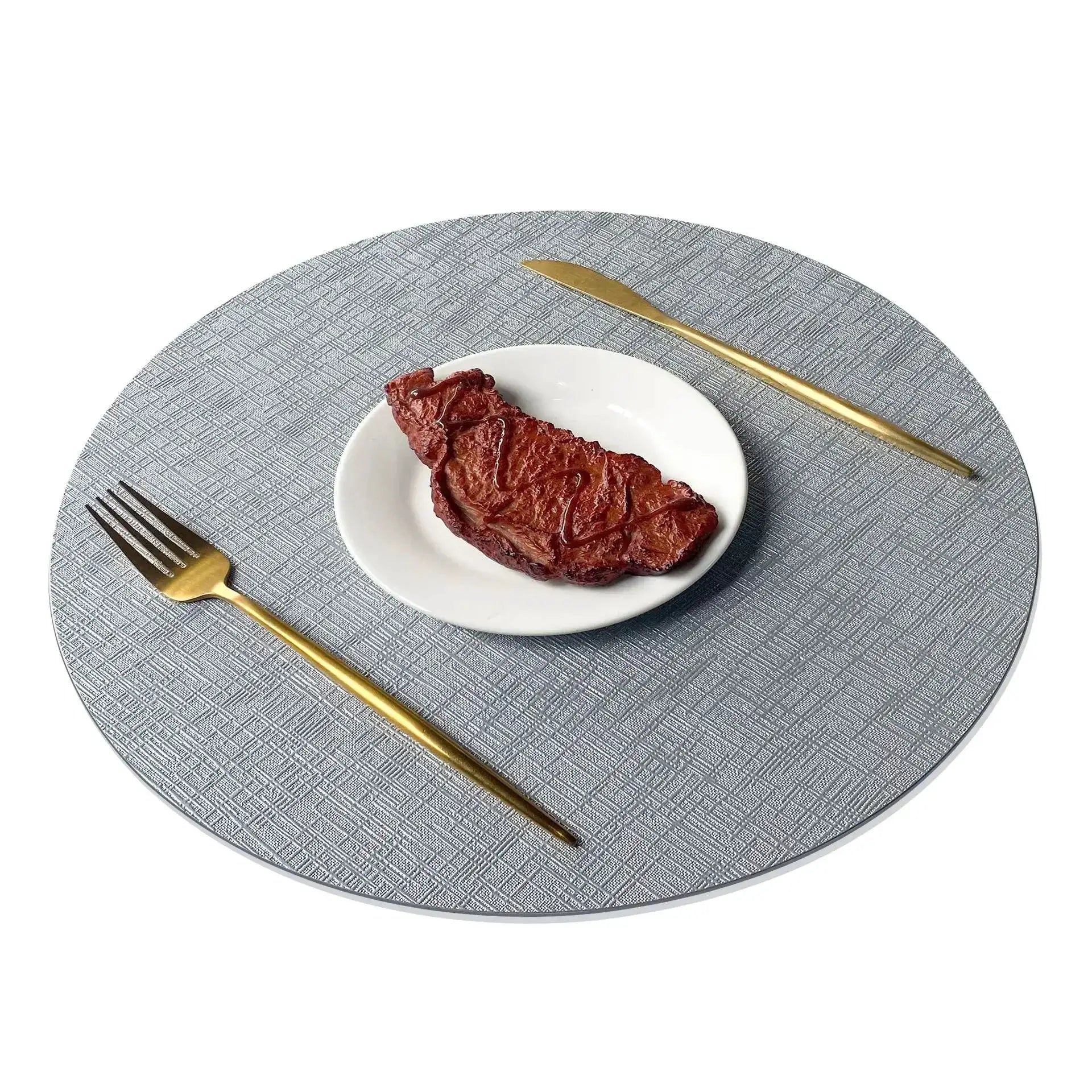 Placemats - Waterproof Metal PVC Non Slip by House Of Avana