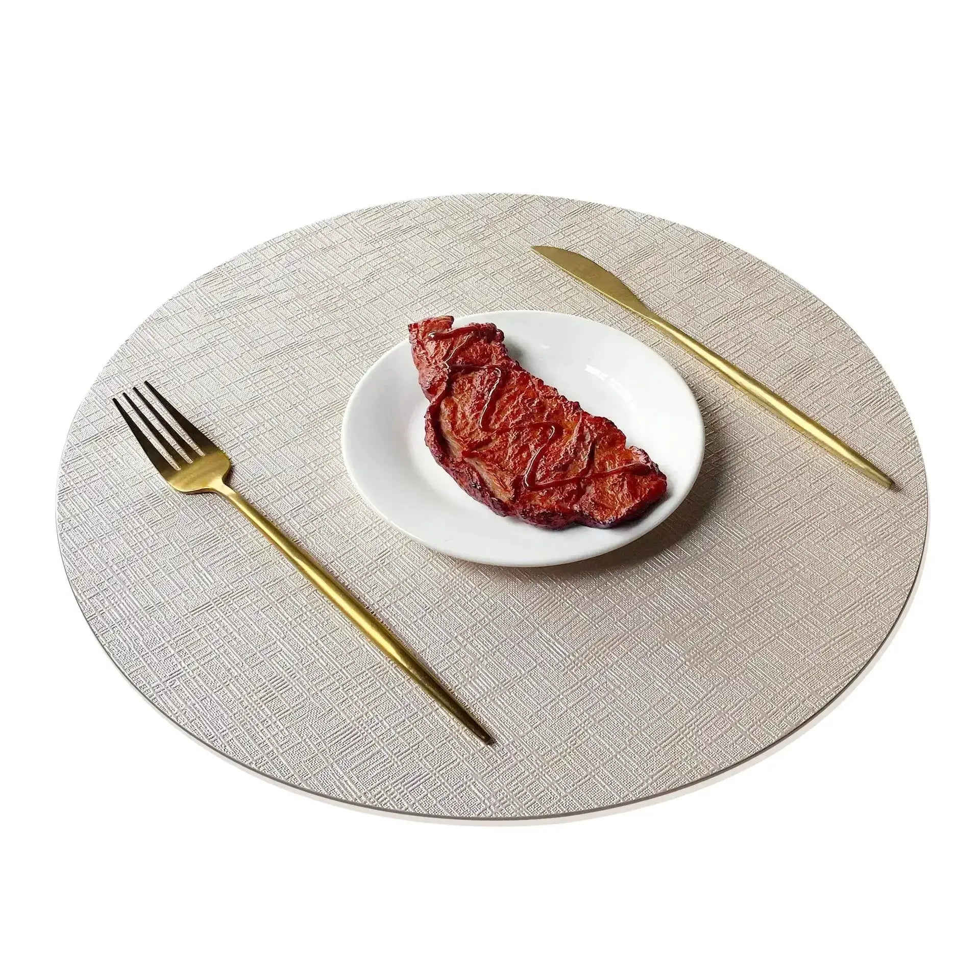 Placemats - Waterproof Metal PVC Non Slip by House Of Avana