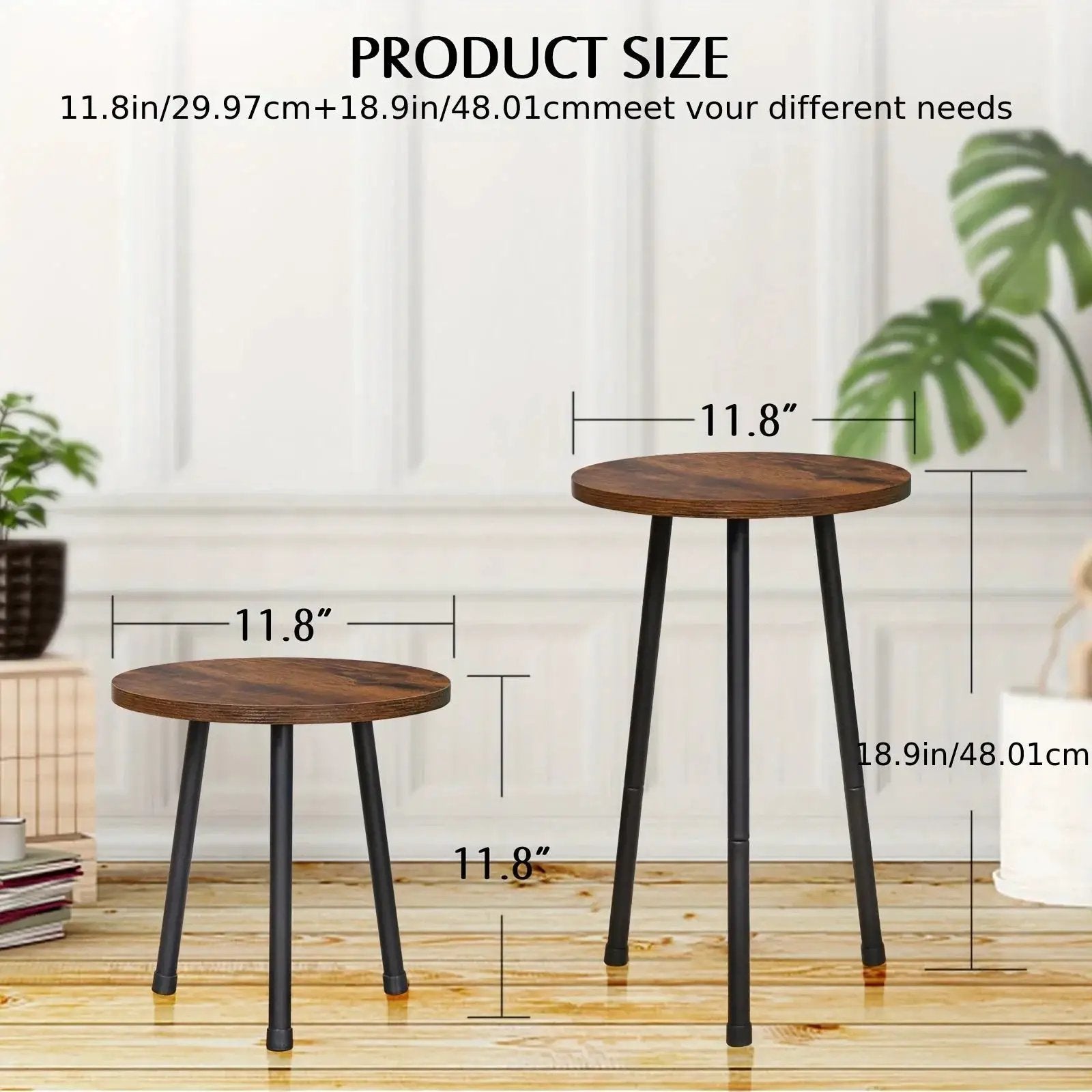 Plant Stand - Mid-Century Wooden Small by House Of Avana