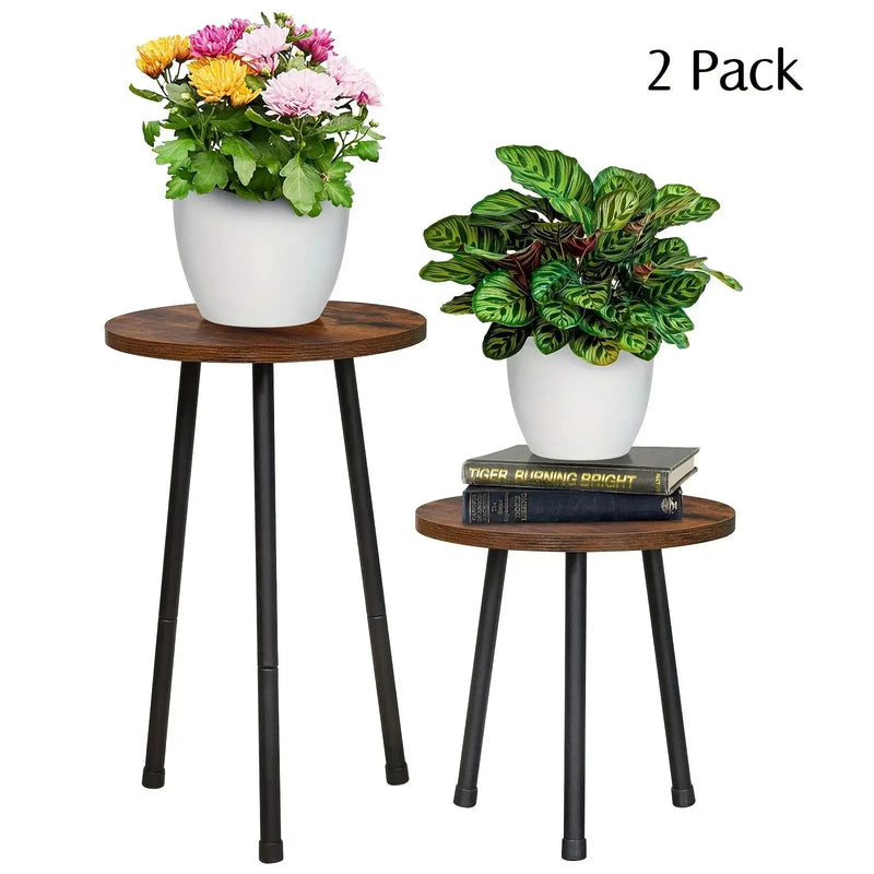 Plant Stand - Mid-Century Wooden Small by House Of Avana