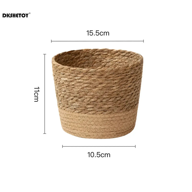 Planter - Woven Seaweed Large by House Of Avana