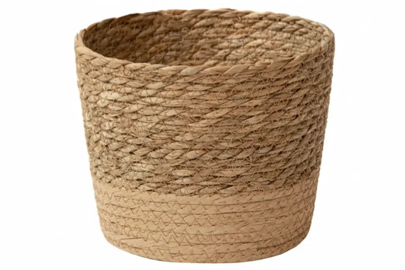 Planter - Woven Seaweed Large by House Of Avana