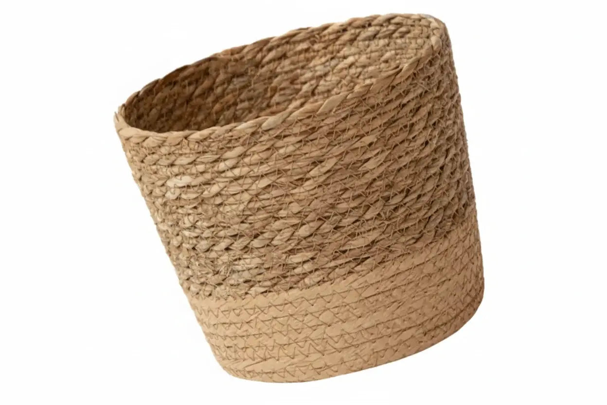 Planter - Woven Seaweed Large by House Of Avana