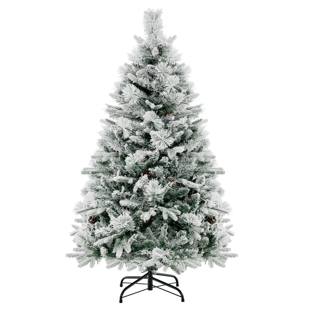 4.5/6/7 Feet Artificial Xmas Tree with Pine Needles and LED Lights, photo 9 of 10