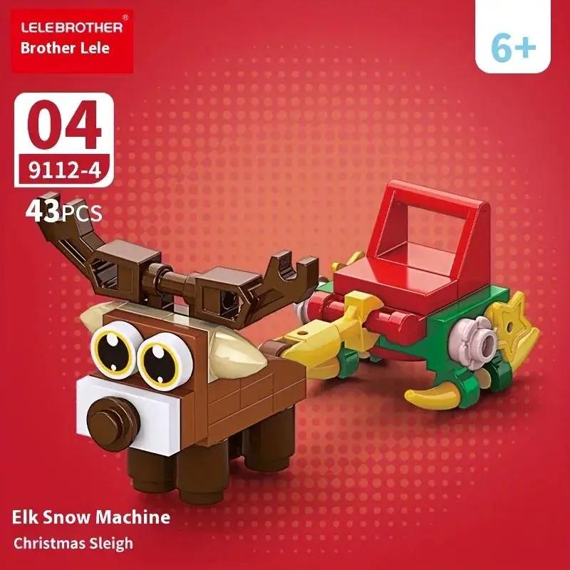 Plastic Christmas Building Blocks Set, 10-in-1 Mini Models with 352pcs by House Of Avana