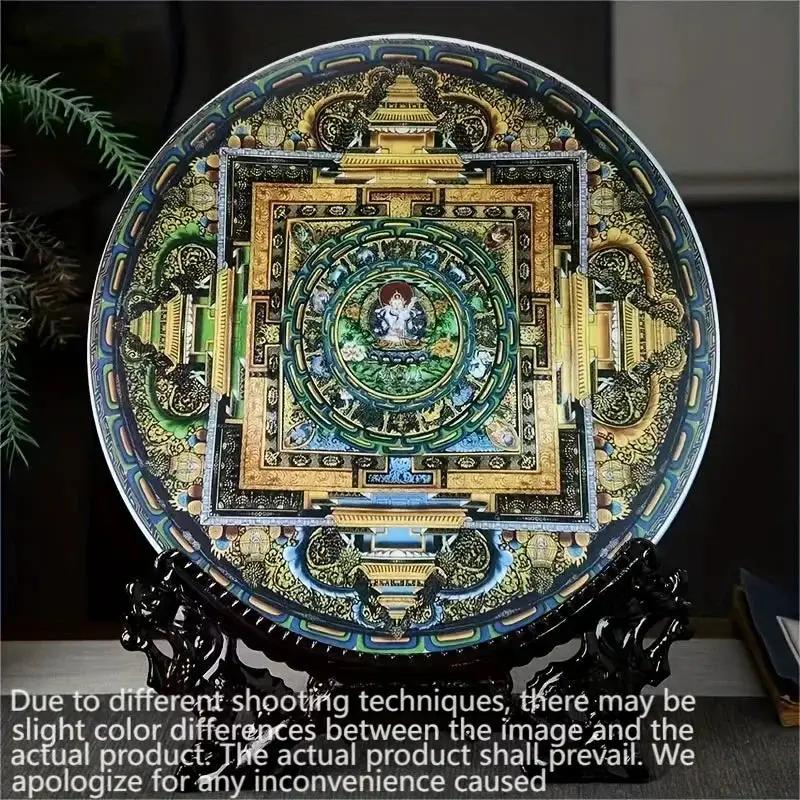 Plate - Ceramic Western Bodhisattva Tray by House Of Avana