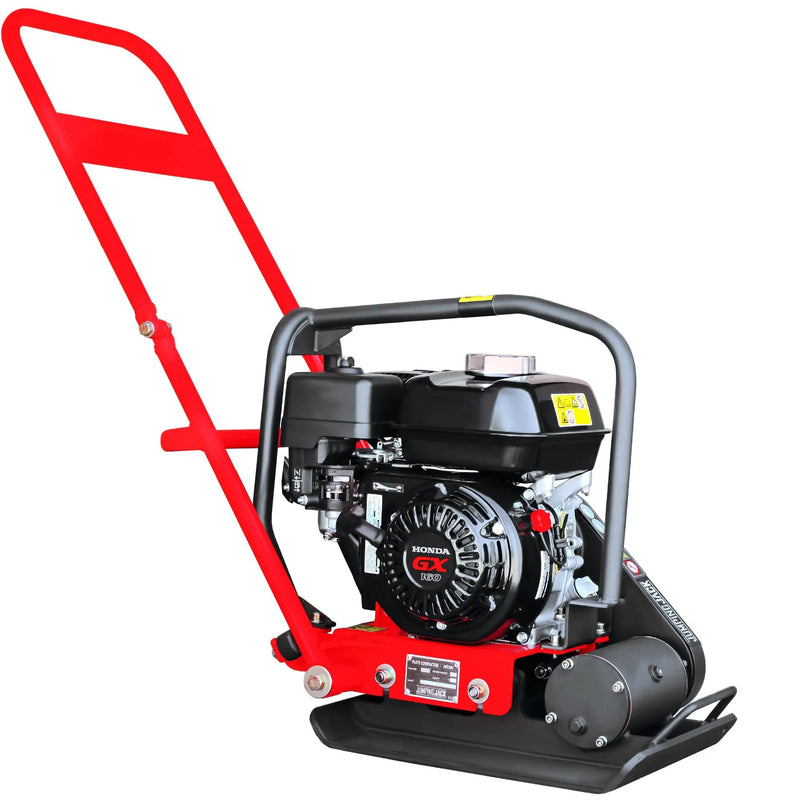 5.5 HP Honda Vibratory Plate Compactor for Soil Compaction Tamper 3 Year Warranty by Tomahawk Power