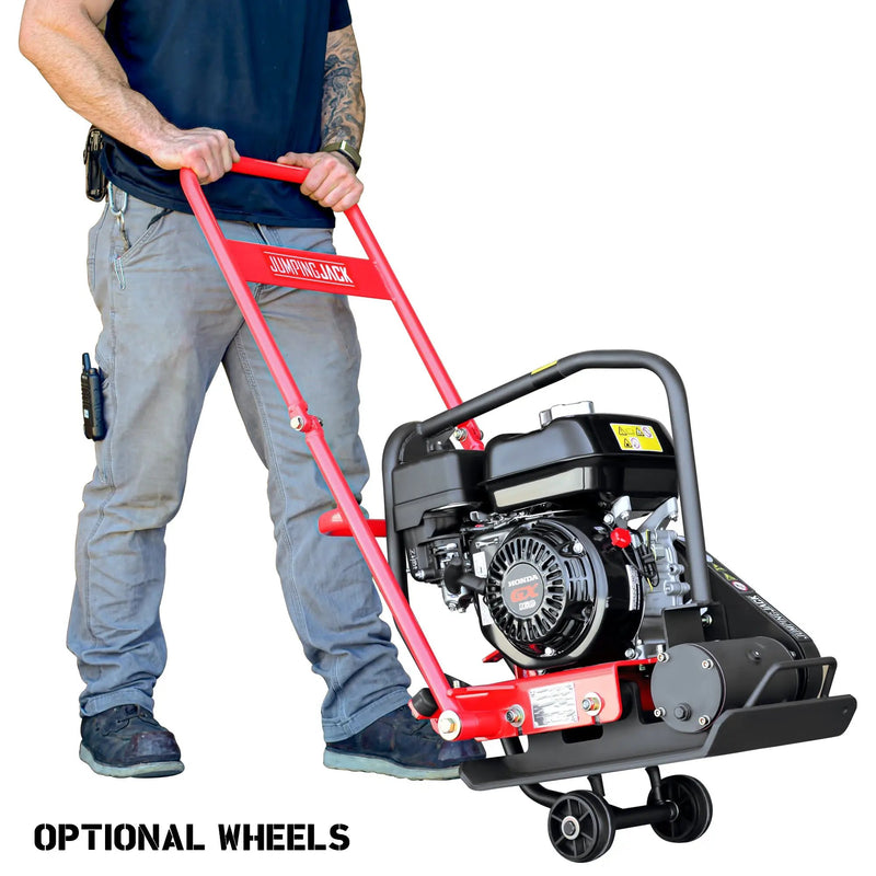 5.5 HP Honda Vibratory Plate Compactor for Soil Compaction Tamper 3 Year Warranty by Tomahawk Power