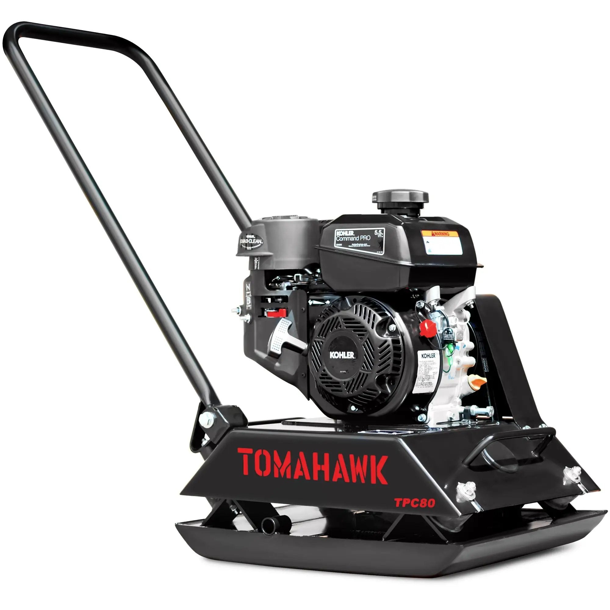 Vibratory Plate Compactor Tamper with Kohler Engine for Dirt Gravel Soil Compaction by Tomahawk Power