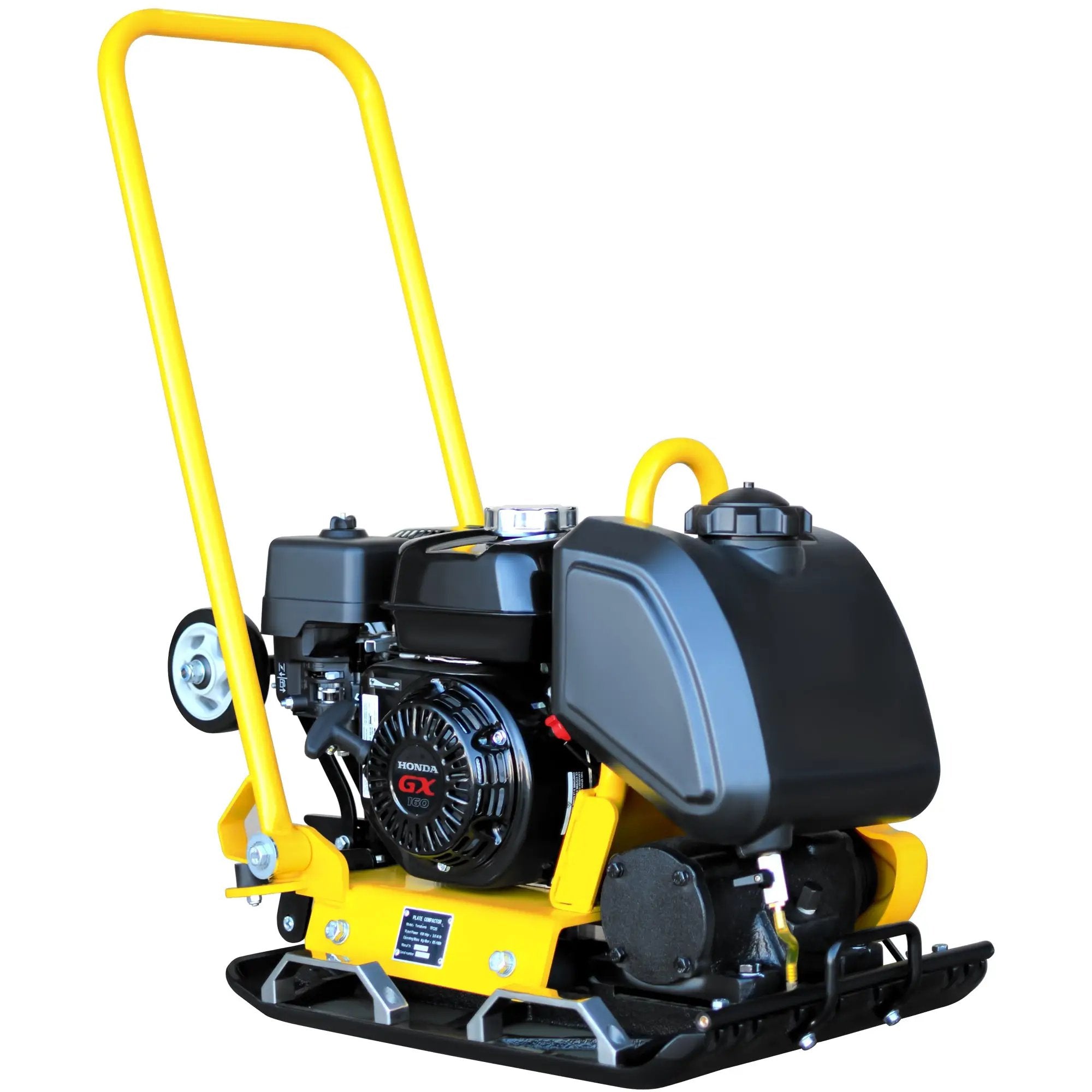 5.5 HP Honda Vibratory Plate Compactor 23x17" for Soil Asphalt Paver Compaction by Tomahawk Power