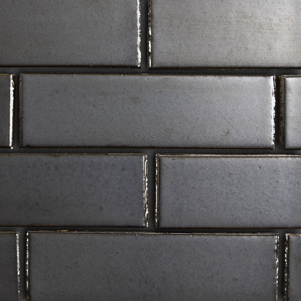 Platino Matte Glazed Terracotta Tiles 2 1/8x7 1/2 Thin Brick Matte 4x8 Tiles — 4