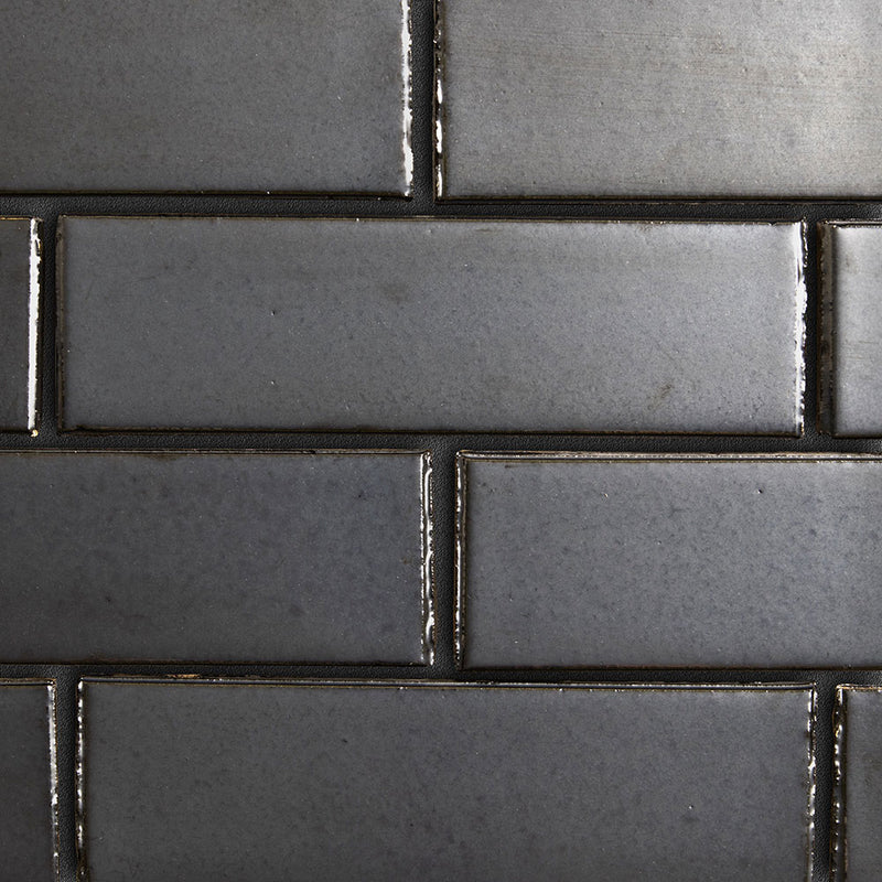 Platino Matte Glazed Terracotta Tiles 2 1/8x7 1/2 Thin Brick Matte 4x8 Tiles — 4