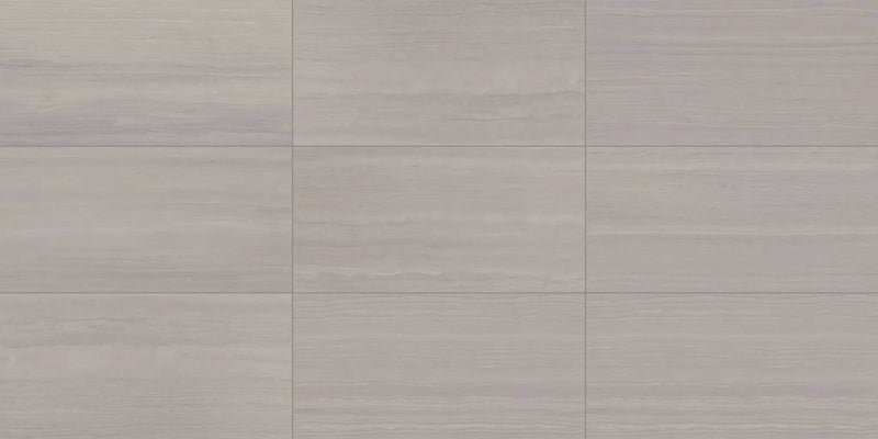 Washington Platinum Travertine Look Porcelain Tiles 12x24 by landmarkceramics