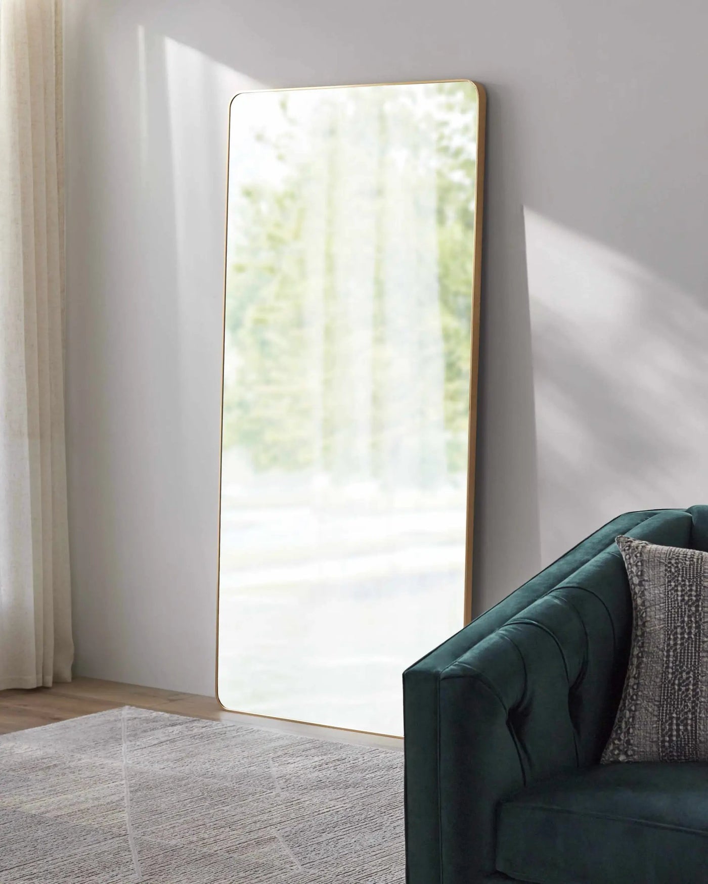 Pleumartin Mirror by Boutique Rugs