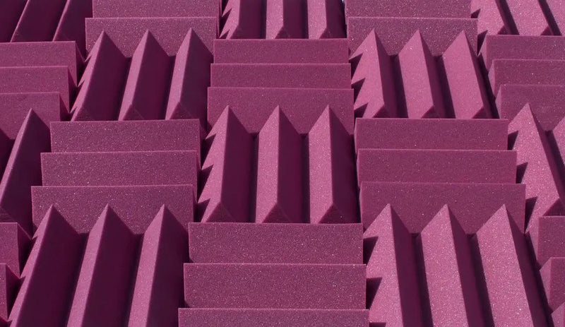 4 Inch Acoustic Foam Wedge Style Panels - 13 Color Options by SoundAssured