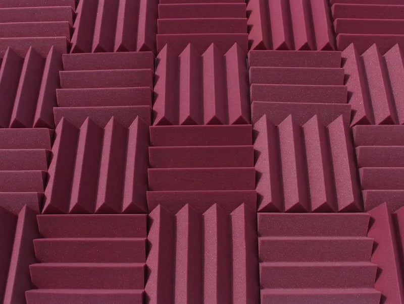 3 Inch Acoustic Foam Wedge Style Panels - 13 Color Options by SoundAssured