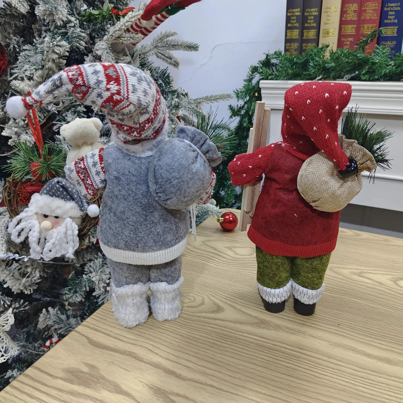 Plush 12 Inch Santa Claus Doll Life Size Figure by House Of Avana