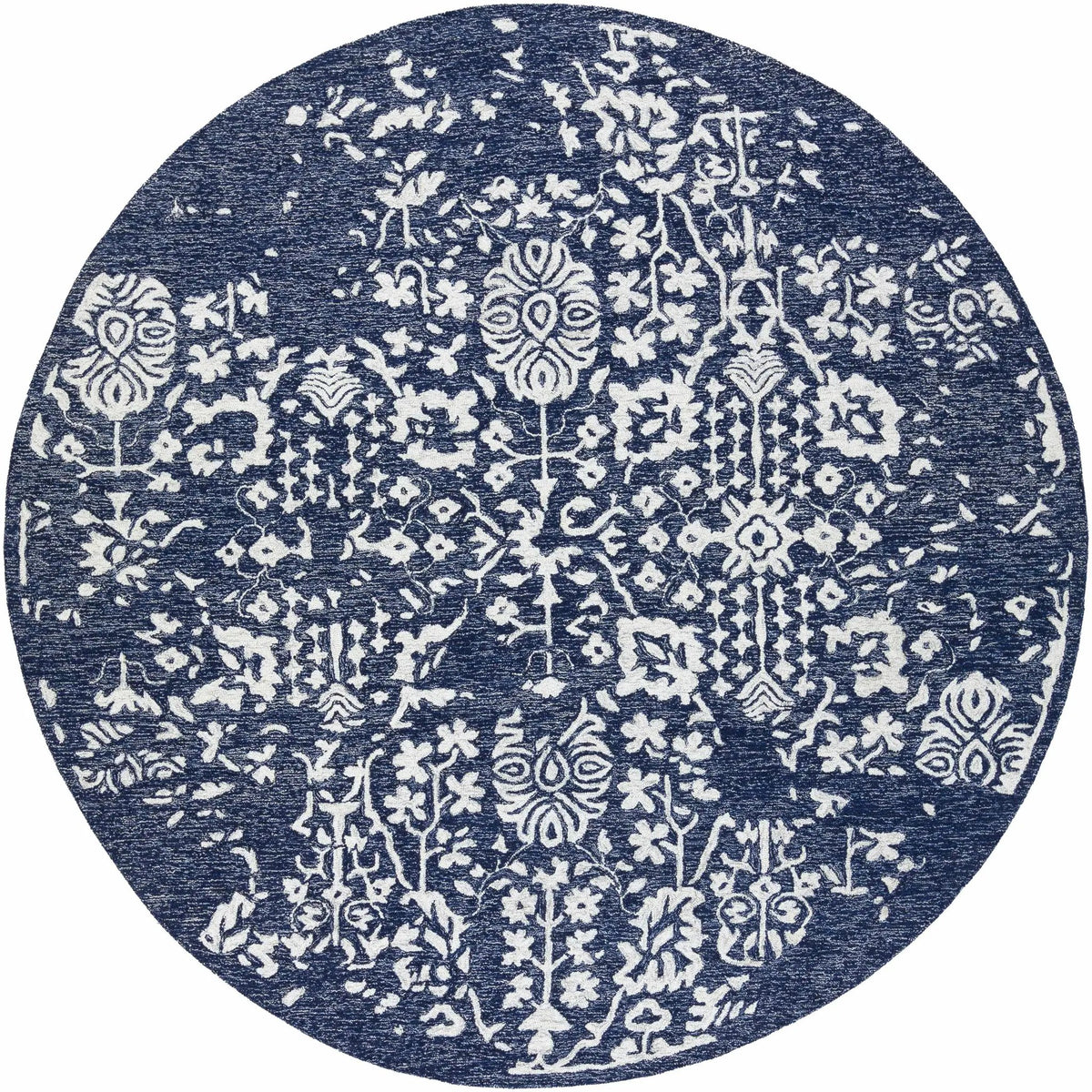 Poole Navy Wool Area Carpet, photo 5 of 11