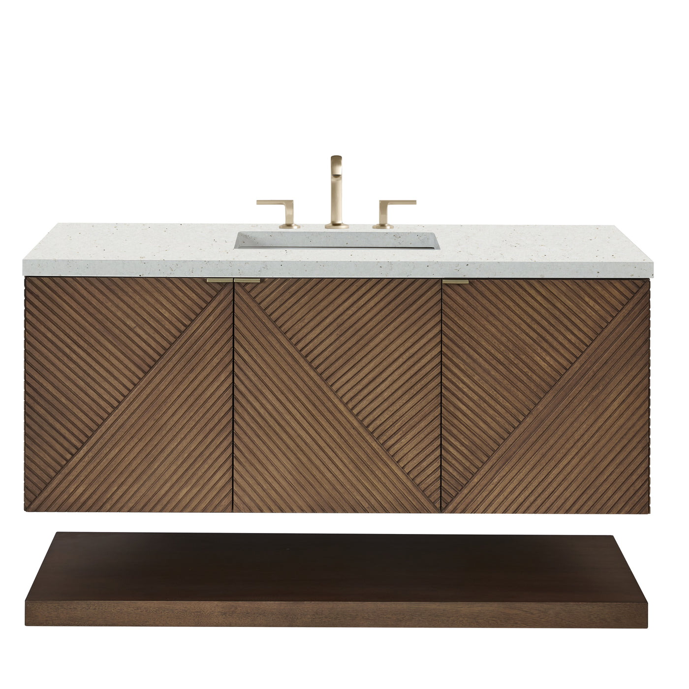 James Martin Marcello 48" Floating Single Bathroom Vanity, Chestnut, view 29