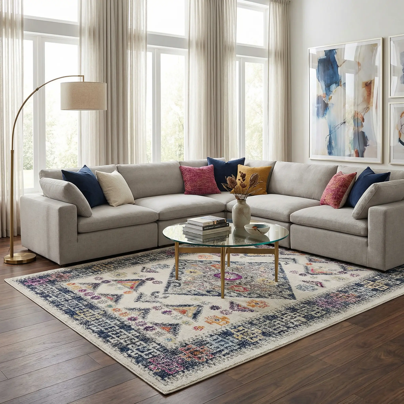 Tigriv Ivory 2312 Area Rug - Clearance by Boutique Rugs