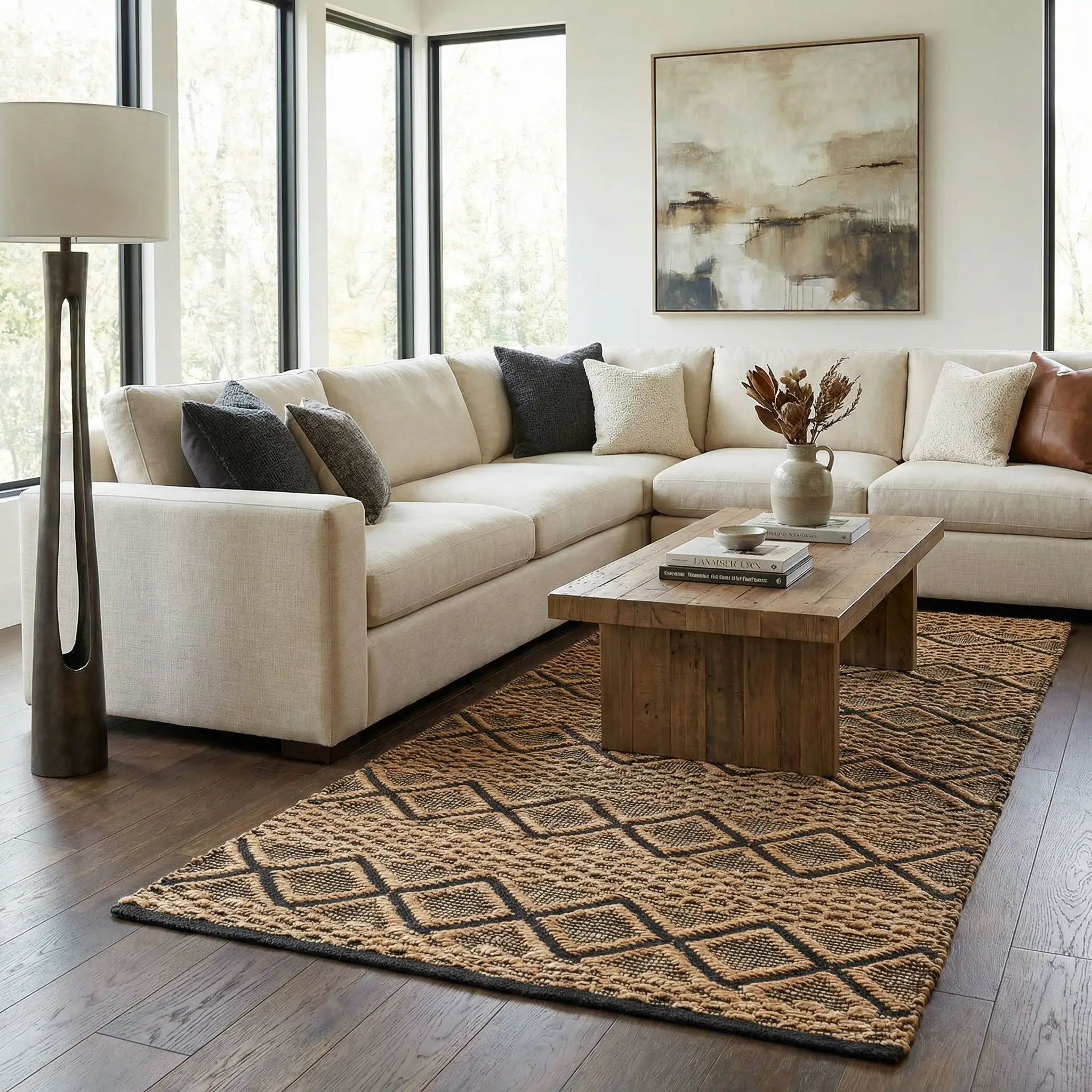 Foxrock Jute Carpet - Clearance by Boutique Rugs