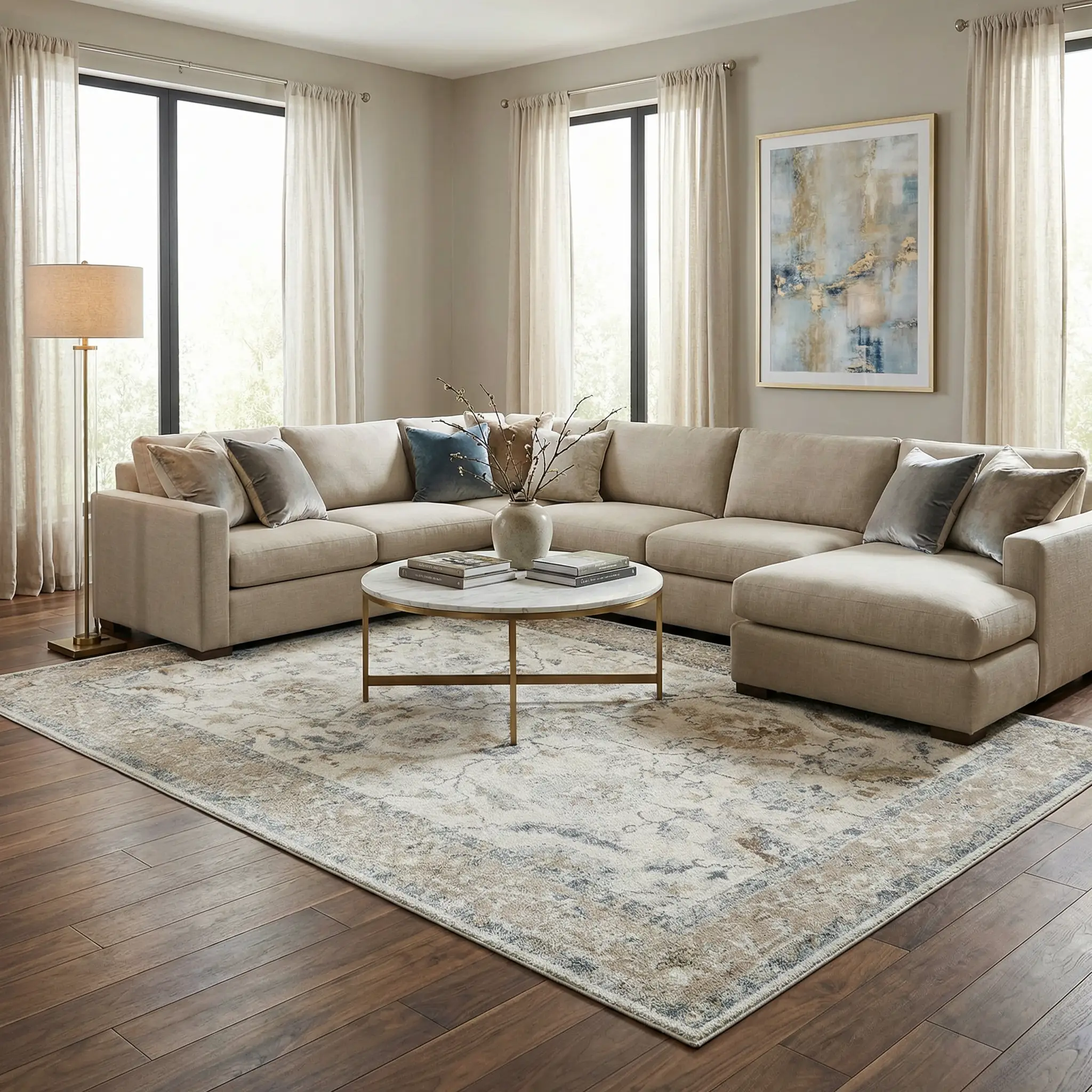 Uriel Thick Luxe Rug by Boutique Rugs