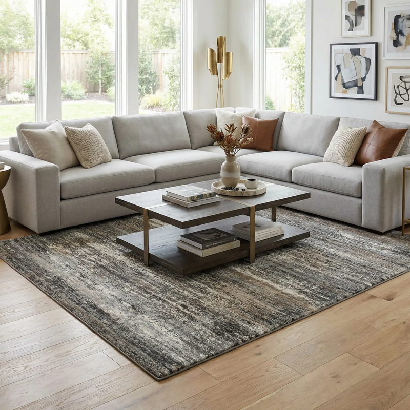 Tigaon Luxe Thick Area Rug by Boutique Rugs
