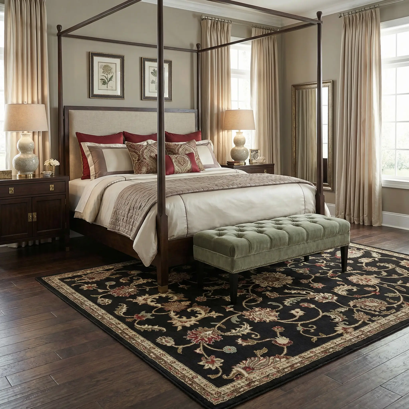 Salona Luxe Black Rug by Boutique Rugs