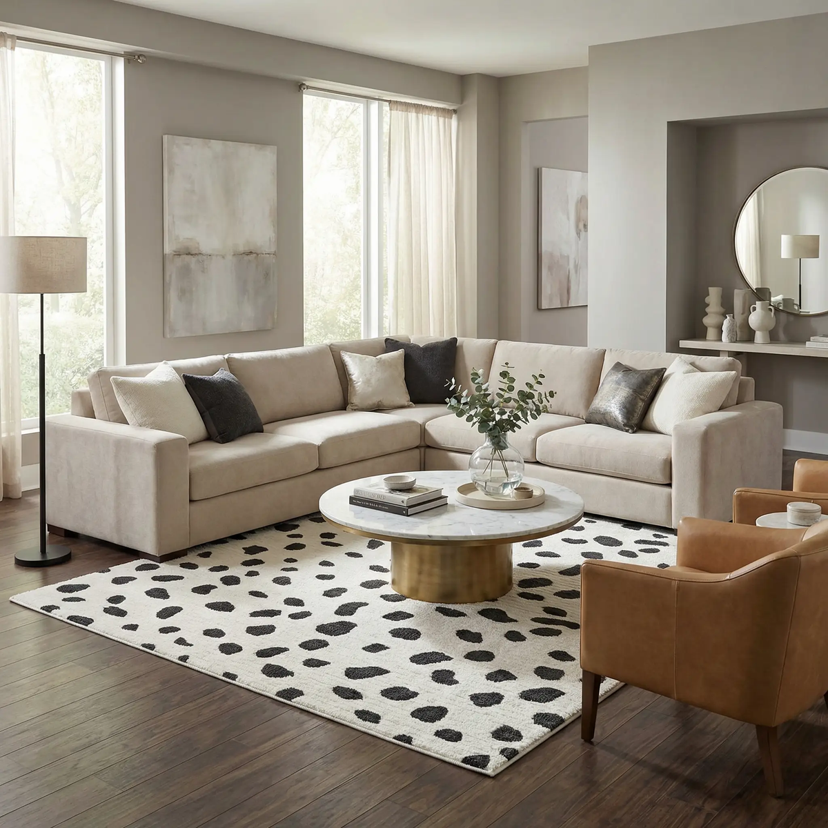 Tariffville Dalmatian Rug, photo 2 of 14