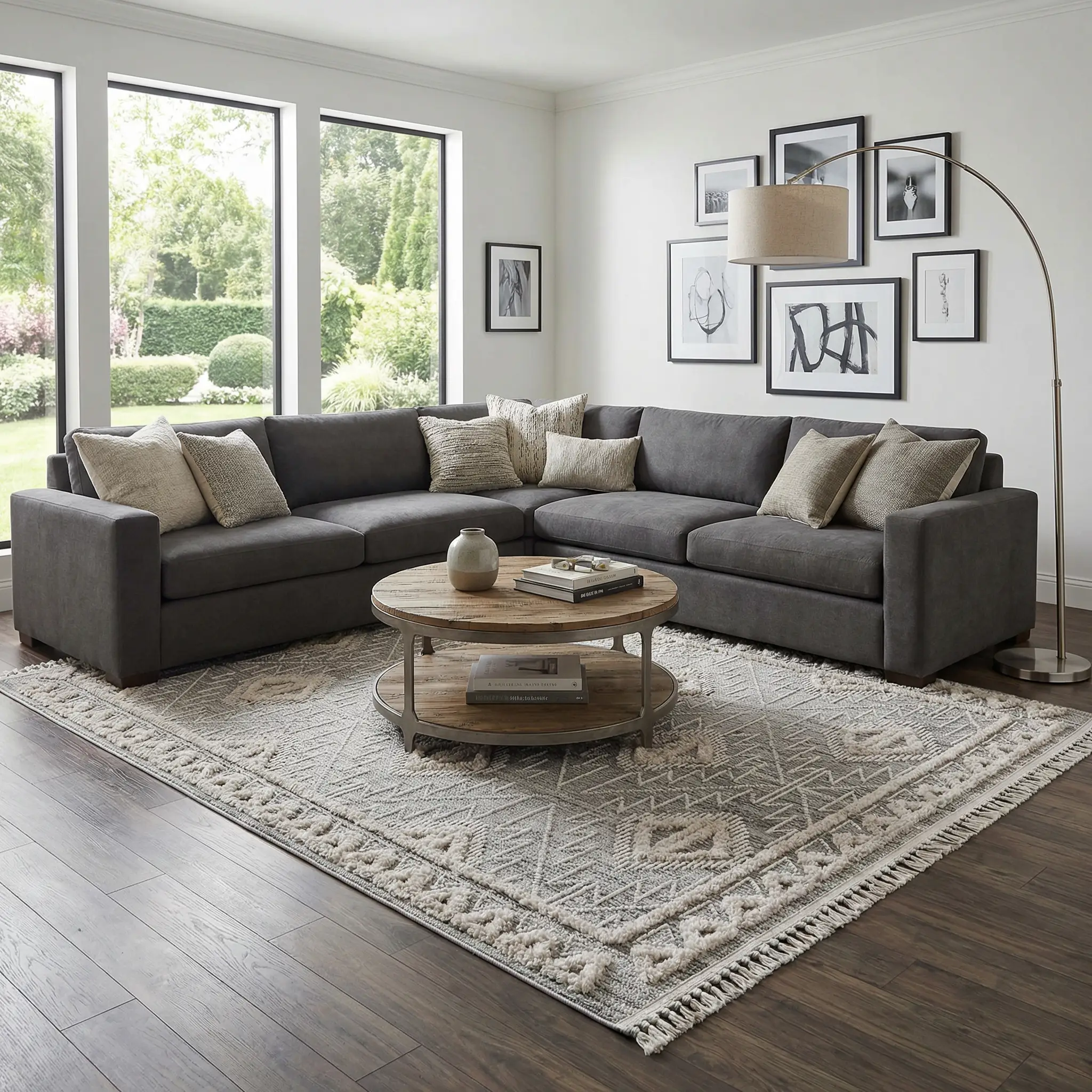 Agoo High-Low Pile Rustic Rug by Boutique Rugs