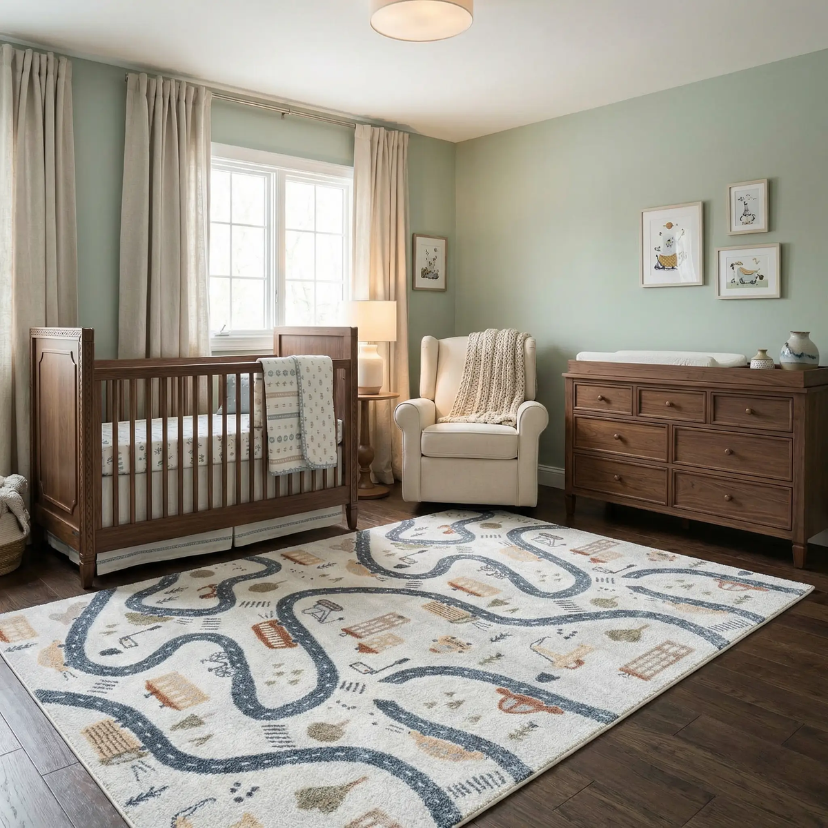 Mave Roads Washable Rug for Kids, photo 2 of 17
