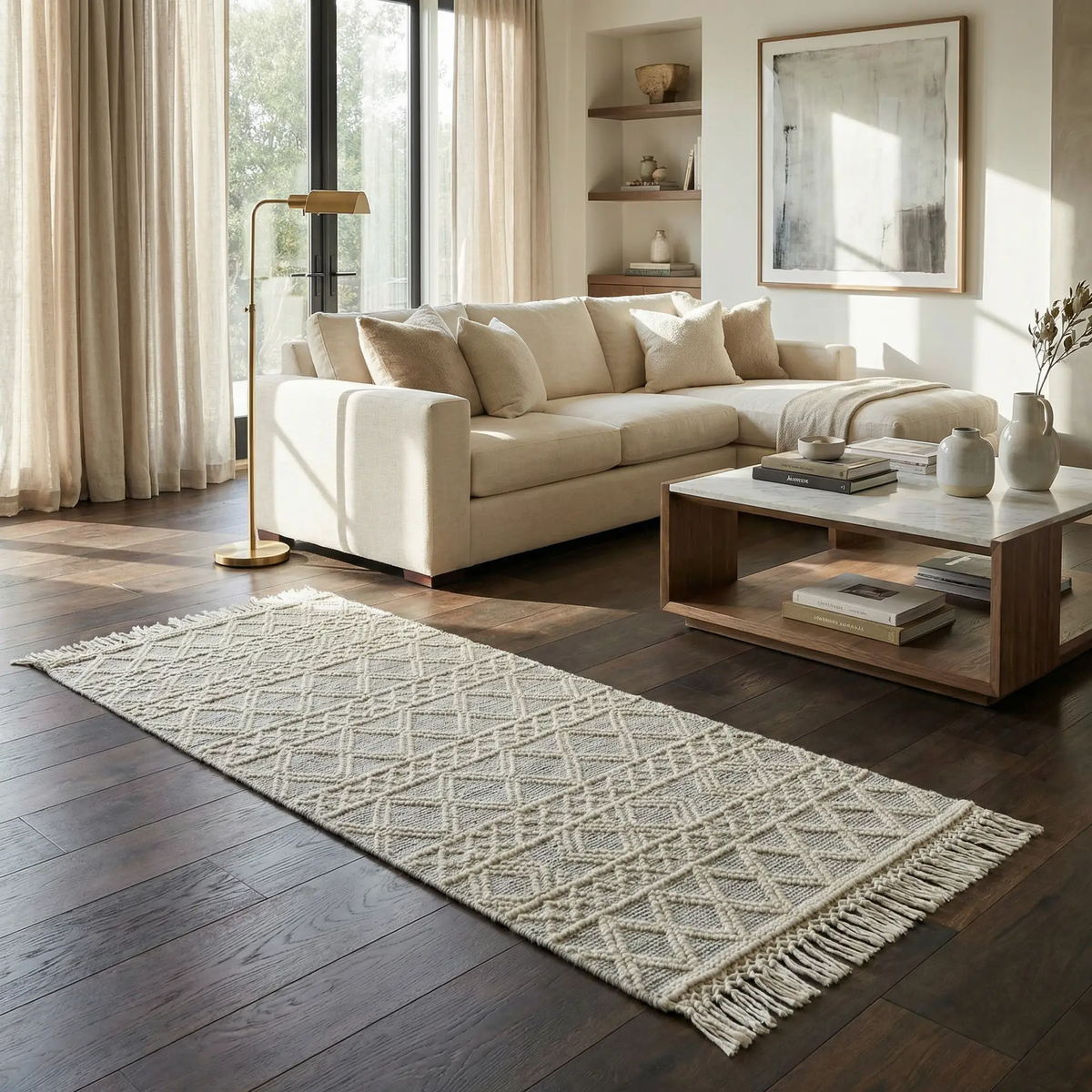Cameo Scandi Wool Rug - Clearance, photo 4 of 11