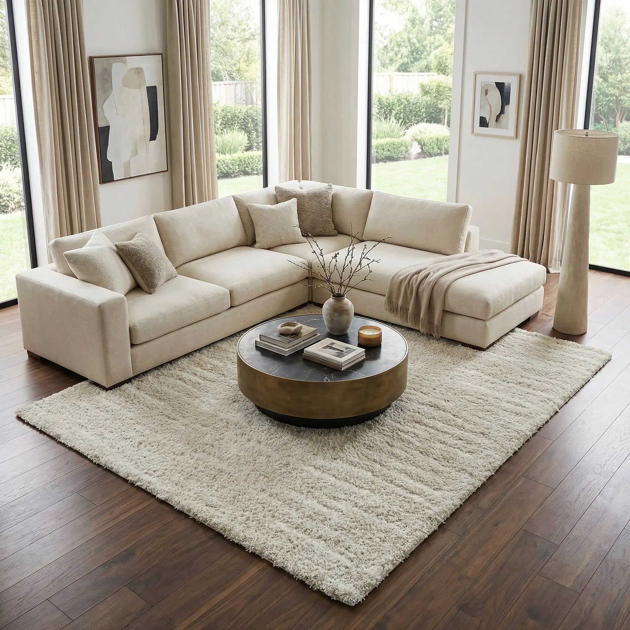 Benjen Ivory Area Rug by Boutique Rugs