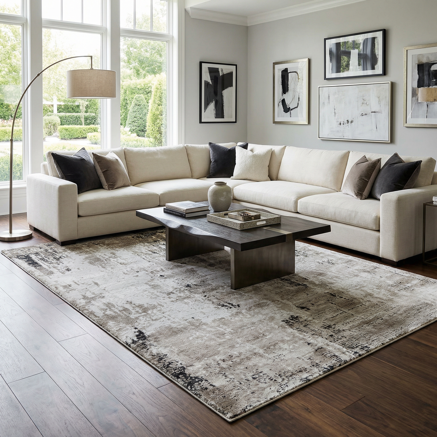 Taszi Luxe Thick Area Rug by Boutique Rugs