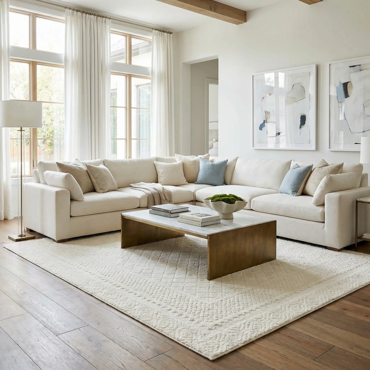 Julio Ivory Area Rug, photo 2 of 24