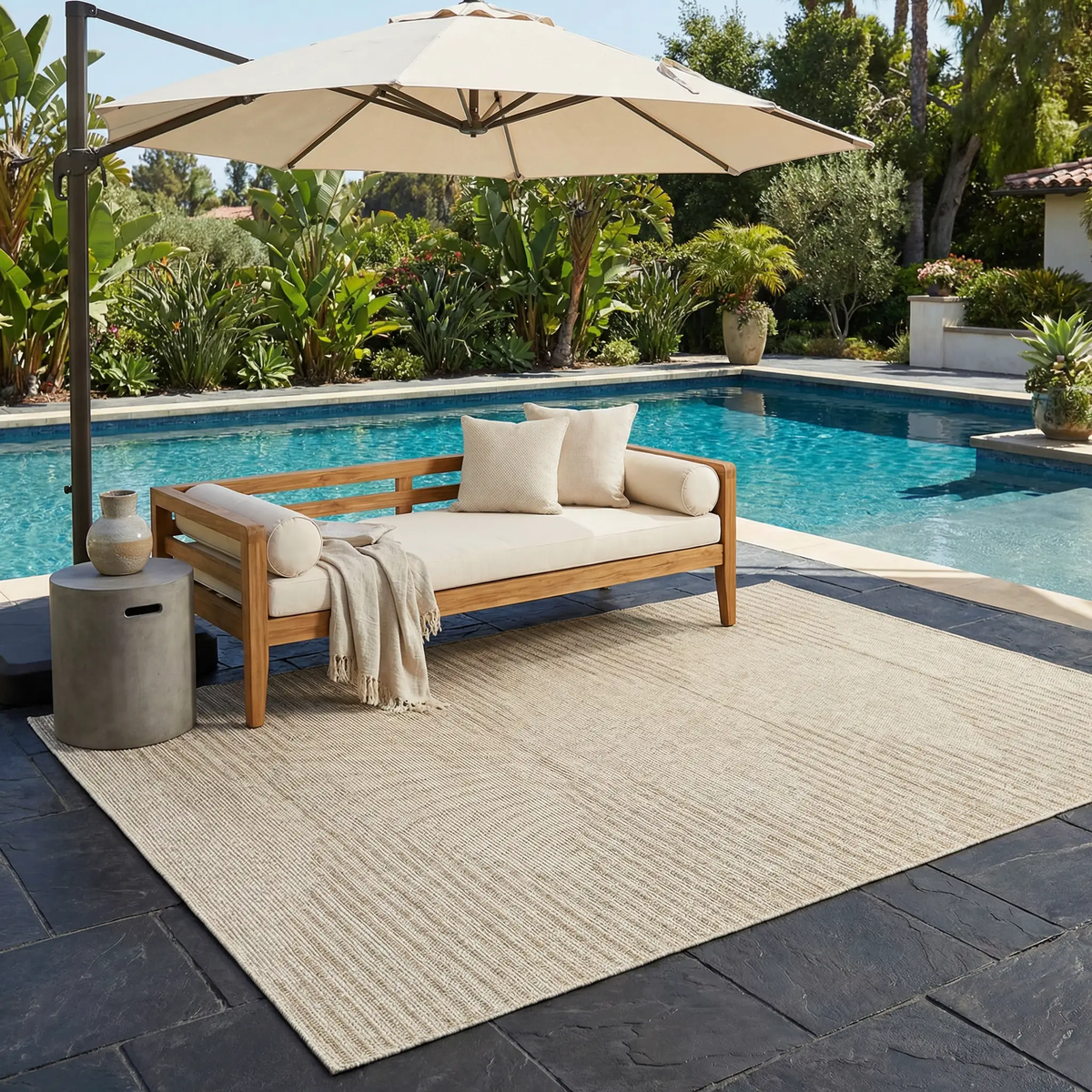 Stephan Beige Outdoor Rug, photo 2 of 18