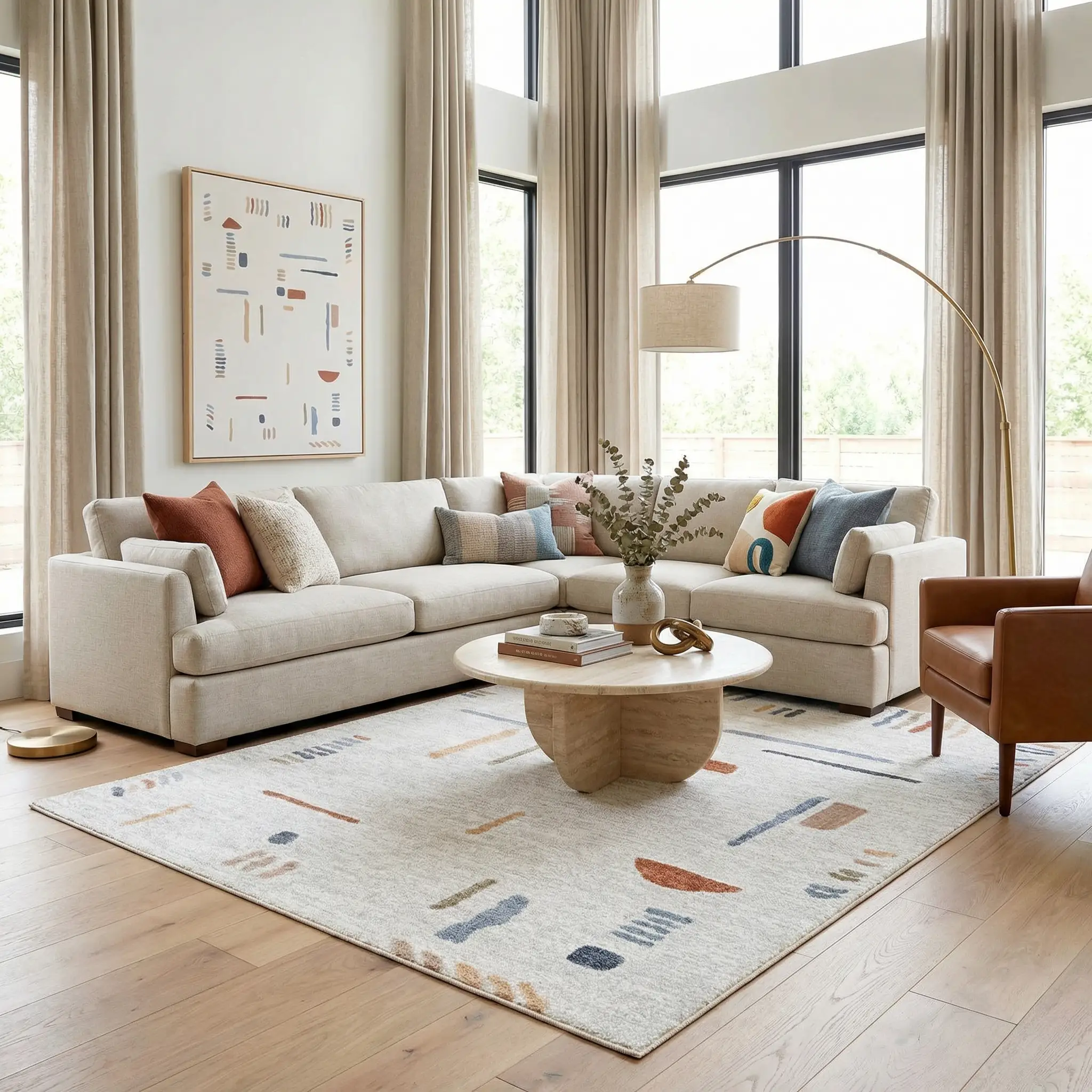 Arnon Modern Washable Rug by Boutique Rugs