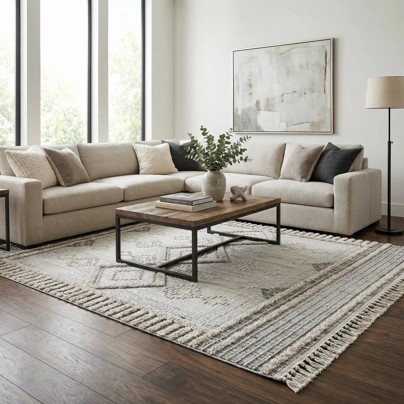 Amaga High-Low Rustic Rug by Boutique Rugs