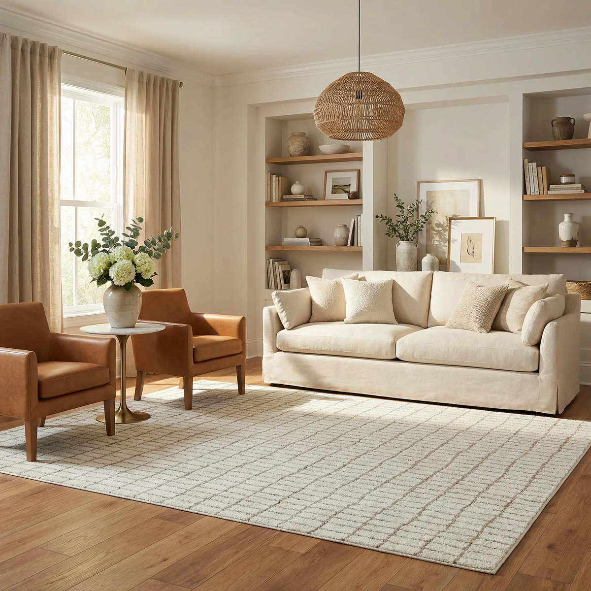 Cascade White Area Rug, photo 2 of 12
