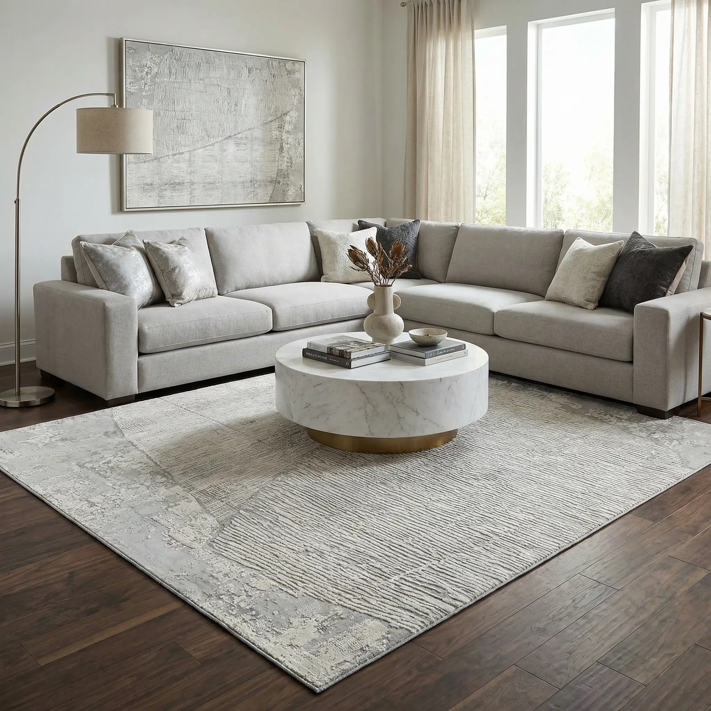 Leeco Textured Luxe Rug by Boutique Rugs