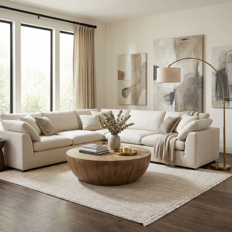 Gowan Beige Area Rug by Boutique Rugs