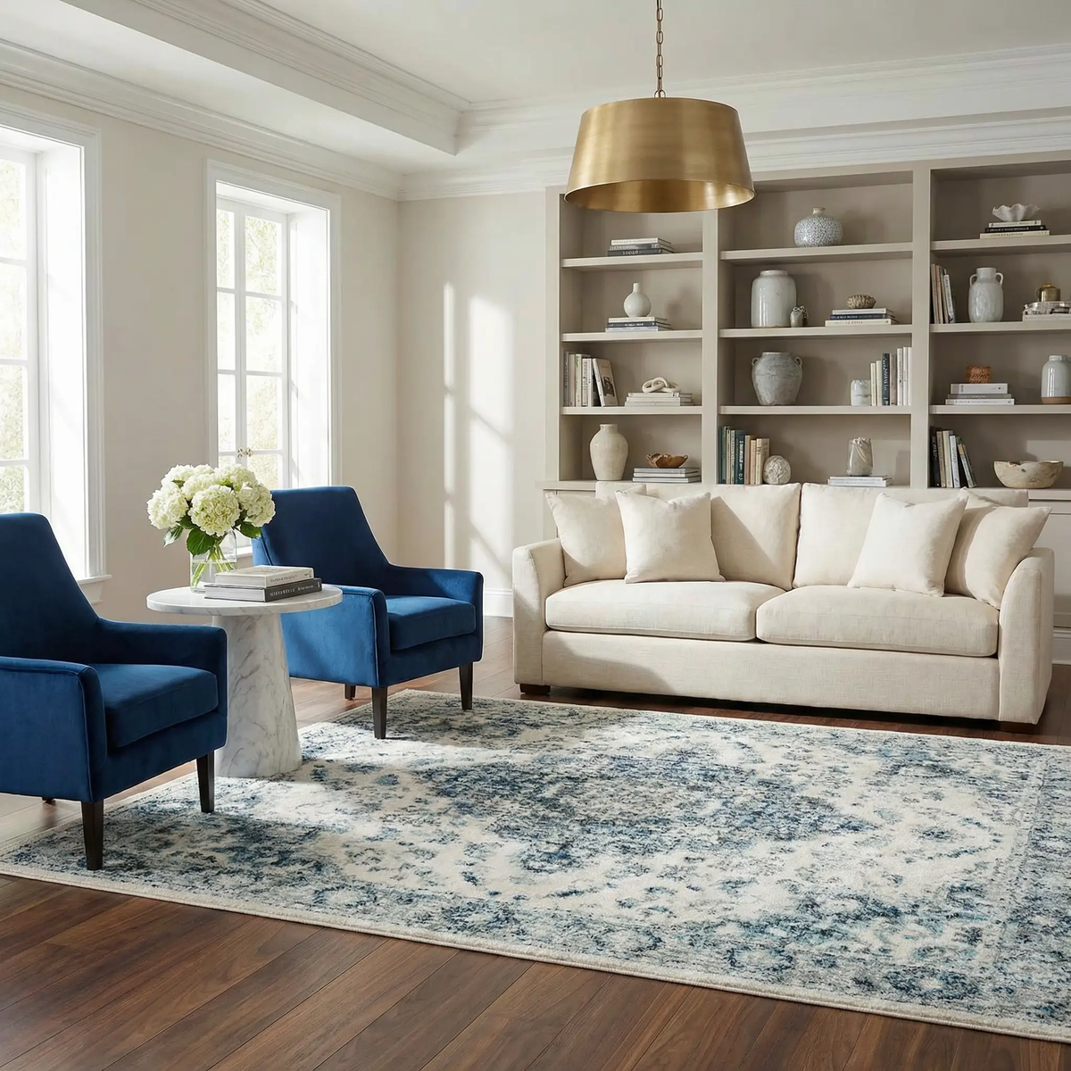 Istanbullu Blue Area Rug - Clearance, photo 2 of 16