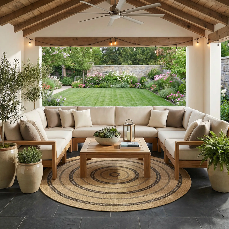 Beril Outdoor Area Rug - Clearance by Boutique Rugs