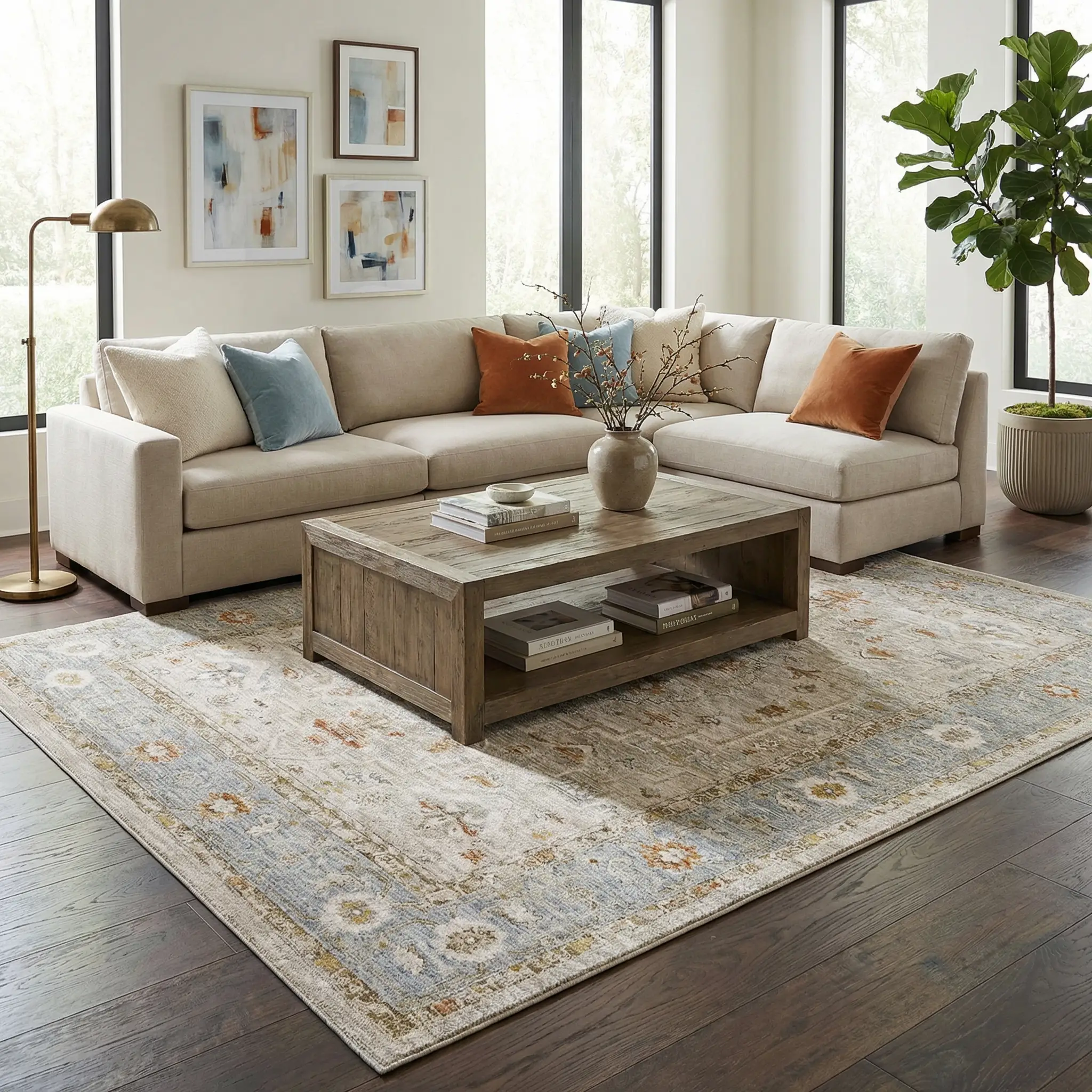 Phyllis Thick Luxe Statement Rug by Boutique Rugs